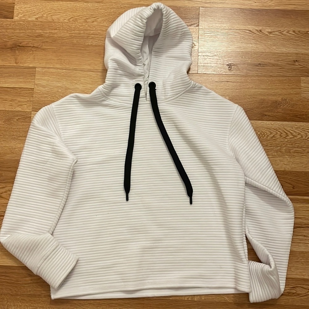 Workshop Republic white athletic sweater